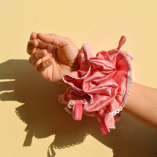 Silk scrunchies